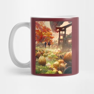 Japanese Pumpkin Spice Pumpkin Patches Fall Season of Halloween Joy Mug